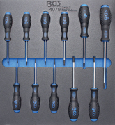 Immagine di 2/3 MODULO PER CARRELLO: 11 PEZZI, CACCIAVITI TORX TX6-TX40