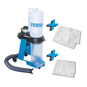 Immagine di ASPIRATORE PER TRUCIOLI + 10 SACCHI IN PLASTICA + SACCO DI FILTRAGGIO - KIT0229