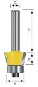 Picture of Fresa per rifilare e smussare 23x9,5x8mm, 30°