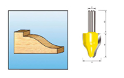 Immagine di Fresa ogiva verticale 31,8x41,28x12mm