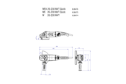 Immagine di W 26-230 MVT (606474000) Smerigliatrice angolare