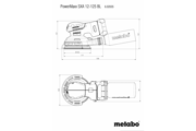 Picture of PowerMaxx SXA 12-125 BL (602035850) Levigatrice roto-orbitale a batteria