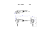 Immagine di WE 24-230 MVT (606469260) Smerigliatrice angolare