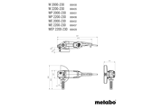 Immagine di WE 2200-230 (606437000) Smerigliatrice angolare