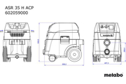 Picture of ASR 35 H ACP (602059000) Aspiratore universale