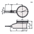 Picture of COMPARATORE 0,8MM/0,01MM
0,008", 0,0005", 9,52mm Stem