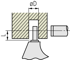 Immagine di Micrometro digitale per tubi IP65
Pin Anvil Flat Spindle, 0-25mm