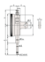 Picture of Analogico, fondello con asola, tipo ISO
Jeweled Bearing, 20mm, 0,01mm