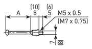 Immagine di Punti di contatto per serie 526
4,7-5,3mm