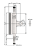 Picture of Analogico, fondello piatto, tipo ISO
Jeweled Bearing, Shockproof, 100mm, 0,01mm