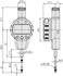 Picture of Digital Indicator, Calculation ID-C
ASME/ANSI Type, Inch/Metric, 1", 0,00005", Flat Back Plate