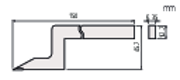 Immagine di Punta in metallo duro (12,7 x 6,35 mm) lungh. 150 mm
6,35x12,7mm, 150mm Length