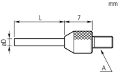 Immagine di Puntalino di contatto cilindrico, M2,5x0,45
D=2mm, 8mm Length, Carbide, Metric