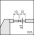 Immagine di Micrometro con steli ribassati
225-250mm, faccia di misura 3mm