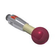 Immagine di Stylus M2 ruby ball Ø4,0mm
ceramic stem Ø2,0mm, base stainless steel Ø3,0mm L 10,0mm, ML 10,0mm