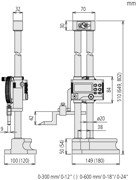 Picture of TRUSCHINO ELETT. 0-12"(0
0-12"/300mm, Probe Connector, Inch/Metric