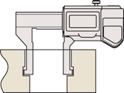 Picture of Calibro per interni digitale ABS
10,1-160mm, IP67, Thumb Roller