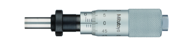 Picture of Micrometer Head, Carbide Tipped Spindle
Standard Type, 0-15mm, 0,01mm, Flat, with Clamp Nut