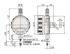 Picture of Digital Indicator ID-C, ASME/ANSI Type
Low Force Type, Inch/Metric, 0,5", 0,0005", Flat Back Plate