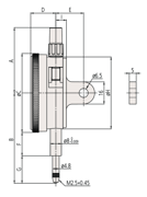 Immagine di Analogico, fondello piatto, tipo ISO
Un giro di lancetta, Montato su rubini, Protezione dagli urti, 0,08mm, 0,001mm