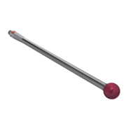 Picture of Stylus M2 ruby ball Ø5,0mm
carbide stem Ø2,5mm, base stainless steel Ø3,0mm L 50,0mm, ML 50,0mm