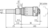 Picture of Micrometer Head, Short Thimble Type
0-13mm, 0,01mm, Flat