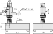 Immagine di Supporto con base in granito
250x300mm