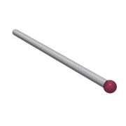 Immagine di Stylus holder ruby ball Ø3,0mm
carbide stem Ø2,0mm, L 36,5mm