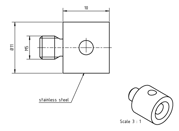 Picture of PROLUNGA IN ACCIAIO
stainless steel stem Ø11,0mm, L 10,0mm