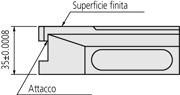 Picture of Terminali con becchi semitondi per blocchetti di riscontro
2mm Height