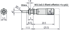 Picture of Micrometer Head, Spindle Feed 0,1mm/rev.
0-6,5mm, 0,002mm, Spherical, with Clamp Nut