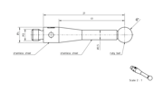 Immagine di Stylus M3 ruby ball Ø4,0mm
stainless steel stem Ø2,5mm, base stainless steel Ø4,0mm L 21,0mm, ML 17,0mm