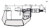 Picture of Micrometro Digimatic IP65 con steli ribassati
25-50mm, 2mm Measuring Face