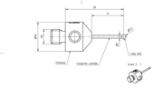 Immagine di Stylus M5 ruby ball Ø1,5mm
carbide stem Ø1mm, titanium base Ø10,0mm, L20mm, ML 11mm