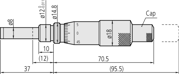 Picture of Testina micrometrica con stelo non rotante
0-1", 0,001"