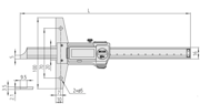 Picture of Calibro ABS di profondità IP67
0-150mm