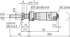 Picture of Micrometer Head, Medium-sized Type
Standard Type, 0-25mm, 0,001mm, Flat, with Clamp Nut/Spindle Lock, w/o Ratched