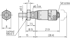 Immagine di Micrometer Head, Ultra Small Type
0-6,5mm, ghiera di fissaggio