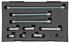 Immagine di Micrometro tubolare per interni analogico in set con superfici di misura riportate in metallo duro
50-1000mm