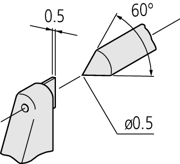 Immagine di Micrometro per esterni per la misura di altezze di crimpature
0-25mm