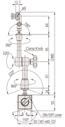 Immagine di UNI-JOINT SUPPORTO MAGNE
260mm Working Radius