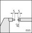 Picture of MICROM.ELET.C/STELO RIB.
Inch/Metric, 1-2", 2mm Measuring Face