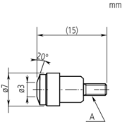 Picture of Puntalino di contatto a sfera, M2,5x0,45
D=6,4mm, Carbide, Metric