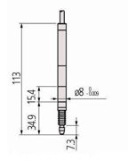 Picture of Linear Gauge LGB tipo sottile
10 mm, 0,001 mm, low measuring force