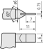 Picture of Micrometro digitale con incudini a lama, lama=0,75mm
Carbide-Tipped, 0-25mm