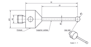 Immagine di Stylus M5 ruby ball Ø3,0mm
carbide stem Ø2,0mm, base titanium Ø11,0mm L 32,0mm, ML 22,0mm