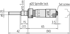 Picture of Micrometer Head, Medium-sized Type
Standard Type, 0-25mm, 0,001mm, Flat, with Spindle Lock, w/o Ratched