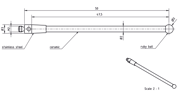 Immagine di STILO ACCIAIO M2 D=3,0 L
ceramic stem Ø2,0mm, base stainless steel Ø3,0mm L 50,0mm, ML 47,5mm