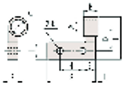 Immagine di Staffe per testine micrometriche con ghiera di fissaggio
for 9,5mm Stem