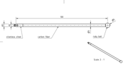 Picture of Stylus M2 ruby ball Ø2,0mm
,
carbon fibre stem Ø3mm, stainless steel base Ø3,0mm, L100mm, ML 100mm